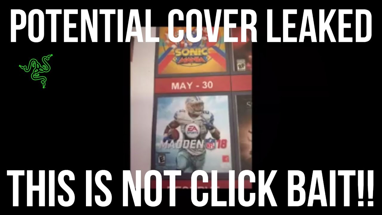 MADDEN 18 COVER LEAK
