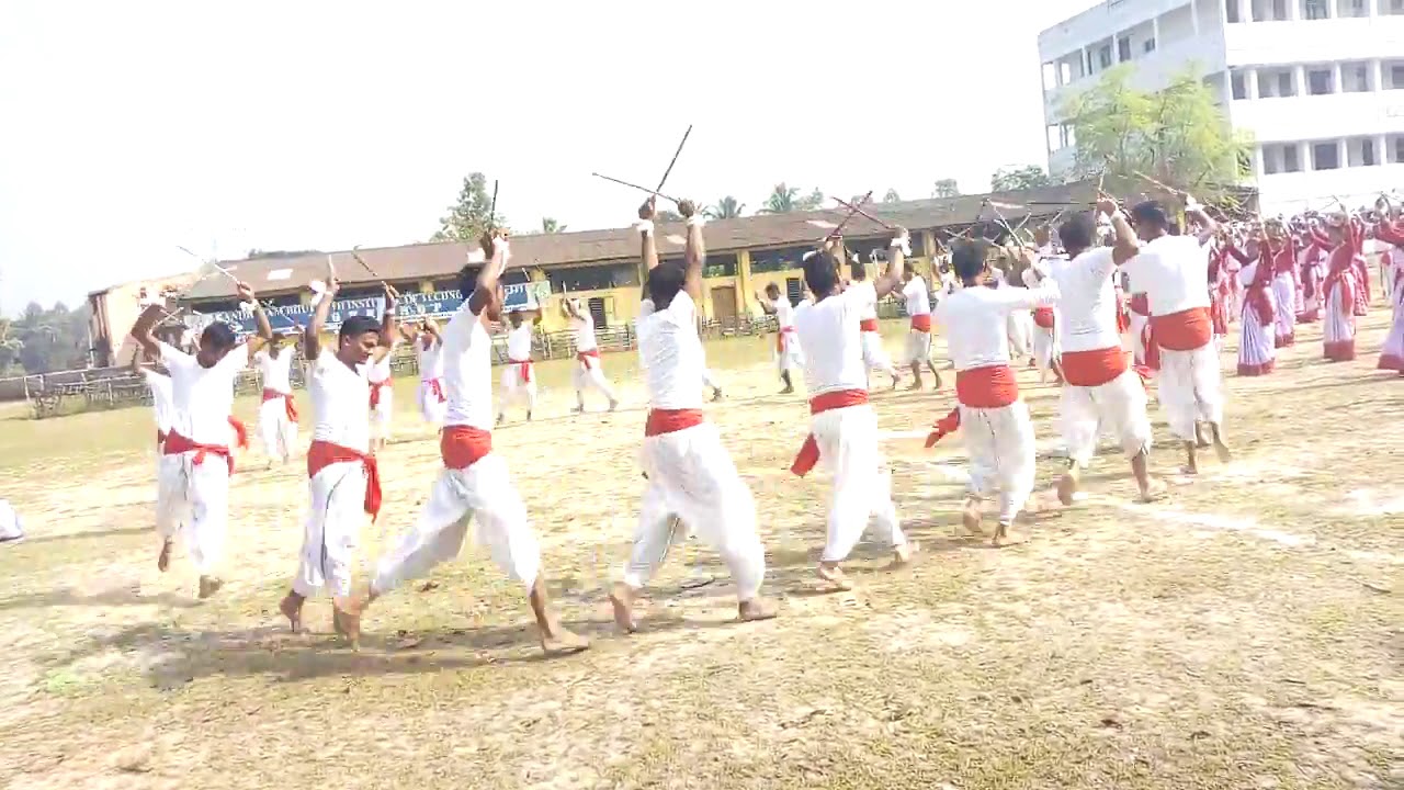 ব্রতচারী-কাঠি নৃত্য, রেয়াপাড়া পি টি আই, নন্দীগ্রাম, পূর্ব মেদিনীপুর,  nov 2017