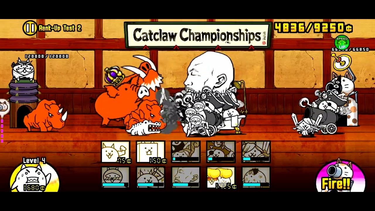 Catclaw Rank 5 Test 2 NO UBER tutorial (check desc) | The Battle Cats #battlecats #thebattlecats