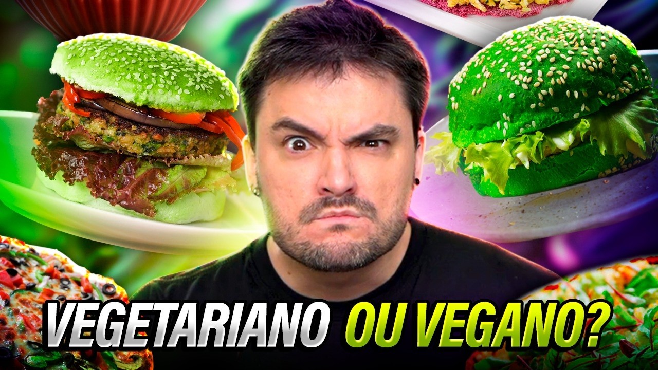A COMIDA &Eacute; VEGANA OU VEGETARIANA? DESAFIO