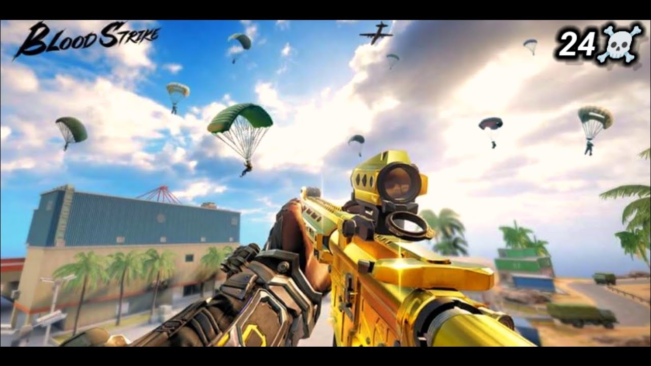 Fast Game Play blood strike 24kills 🔥 How to blood strike game  | Maju Gmr