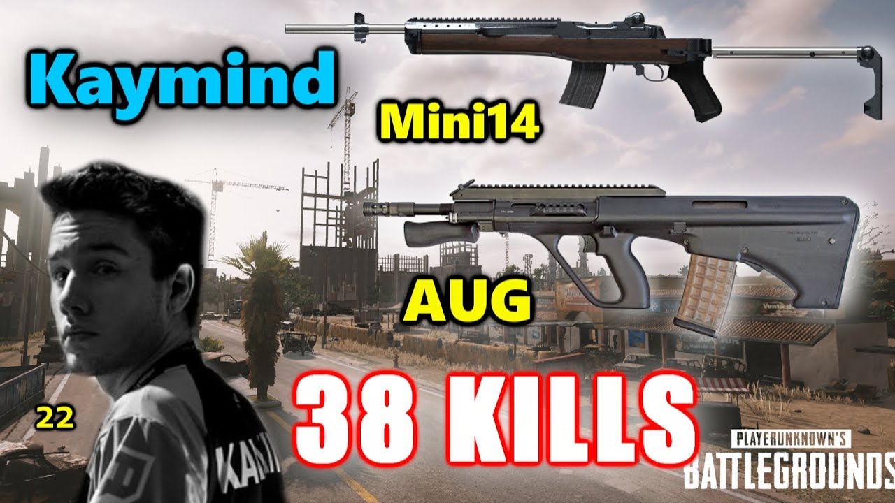 Kaymind & LittleBigWhale - 38 KILLS - Mini14+AUG - DUO vs SQUADS - PUBG