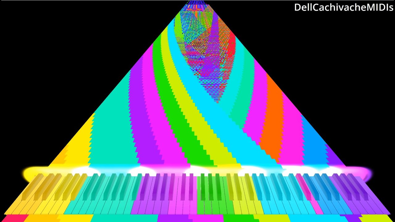 [Black MIDI] AJR - World's Smallest Violin Community Merge - 134 Millones de notas (Sin Lag)