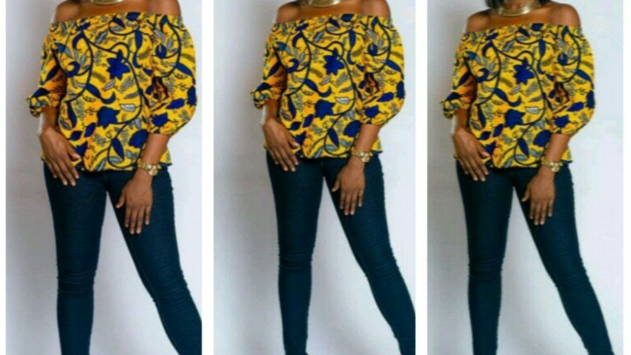 How to make off shoulder blouse/top with elastic
