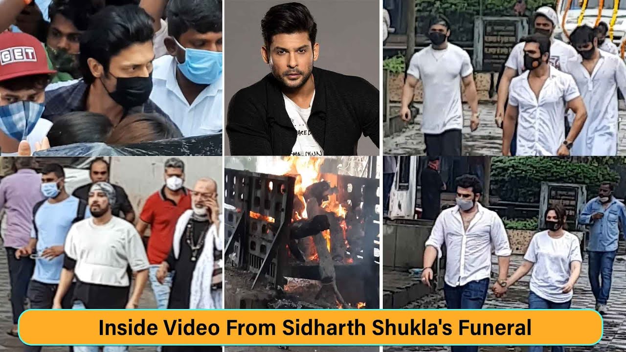 Inside Video From Sidharth Shukla's Funeral | Celebs Mourn Death Of The Man With Golden Heart