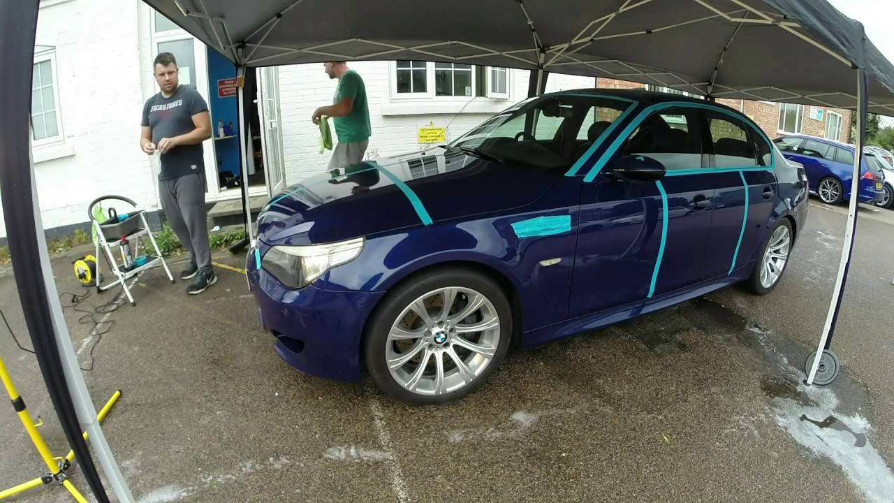 Carpro CQuartz UK ceramic coating and full detail E60 M5