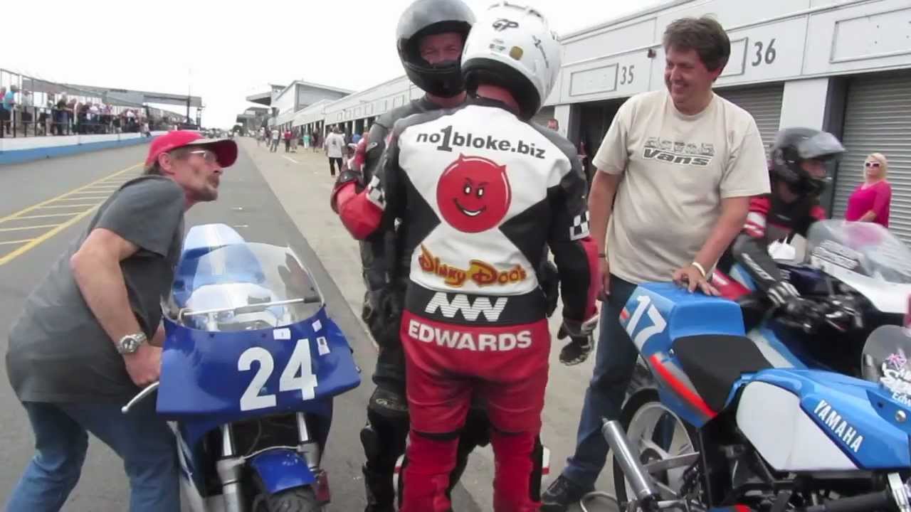 CRMC Donington Park - Tom Wheatcroft Trophy event - Yamaha TZ 350 - Mike Edwards