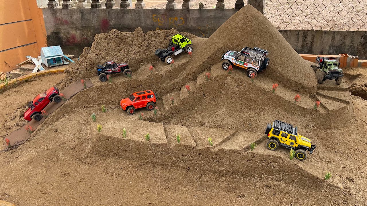 ALL RC Cars Made It! Extreme Mountain Obstacle Challenge 🏔️🚗