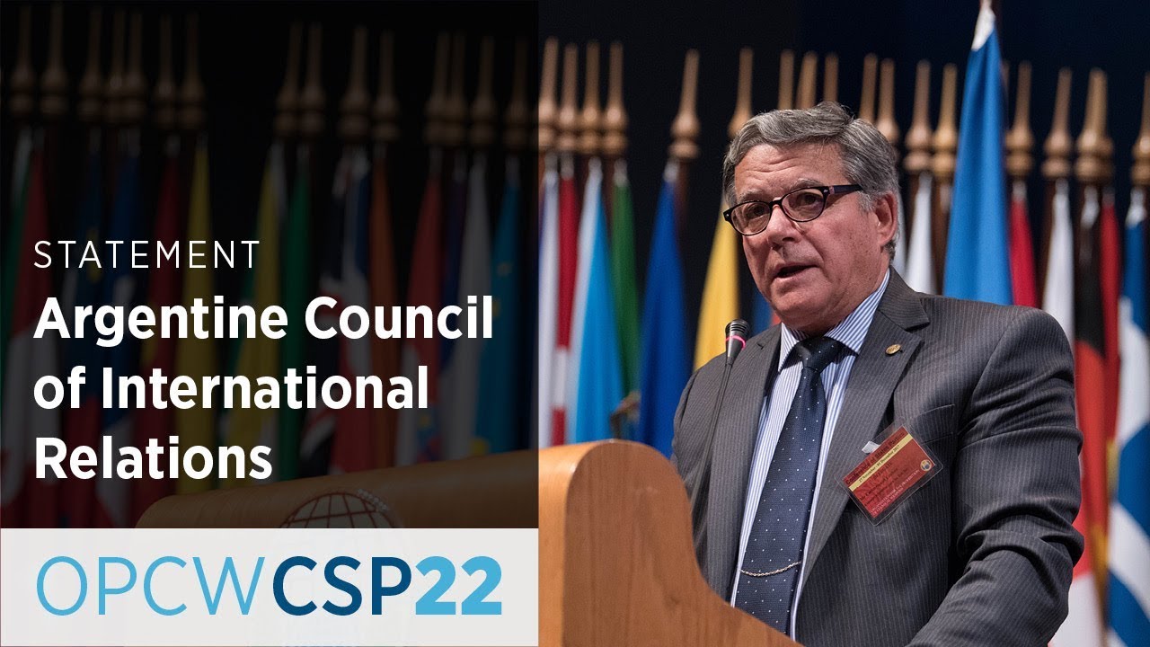 Argentine Council of International Relations Statement by Mr Carlos Daniel Esteban at CSP-22