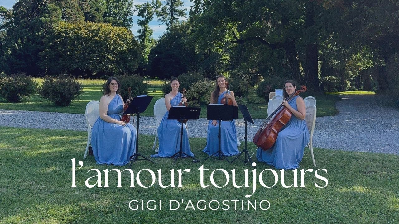 L'Amour Toujours, Gigi d'Agostino • String Quartet • Quartetto Arkimia