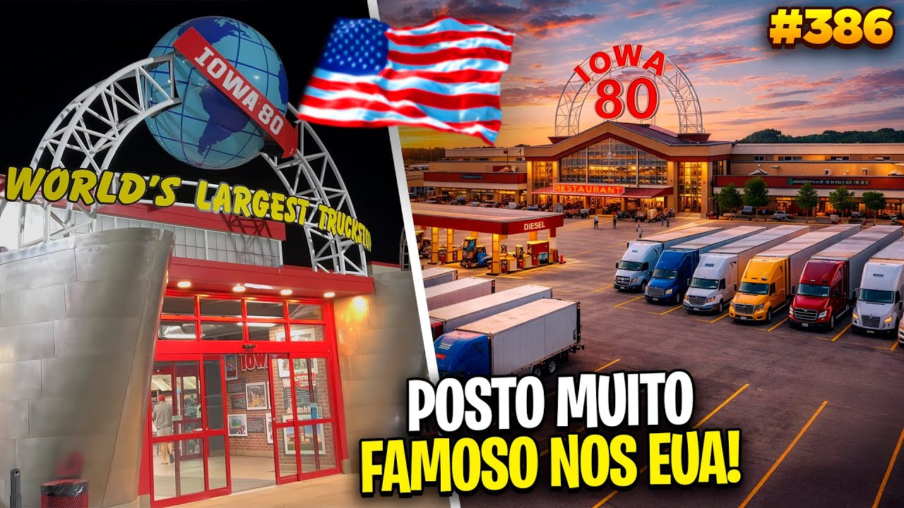 ESSE É UM DOS POSTOS MAIS FAMOSOS DO EUA! IOWA 80 - #386