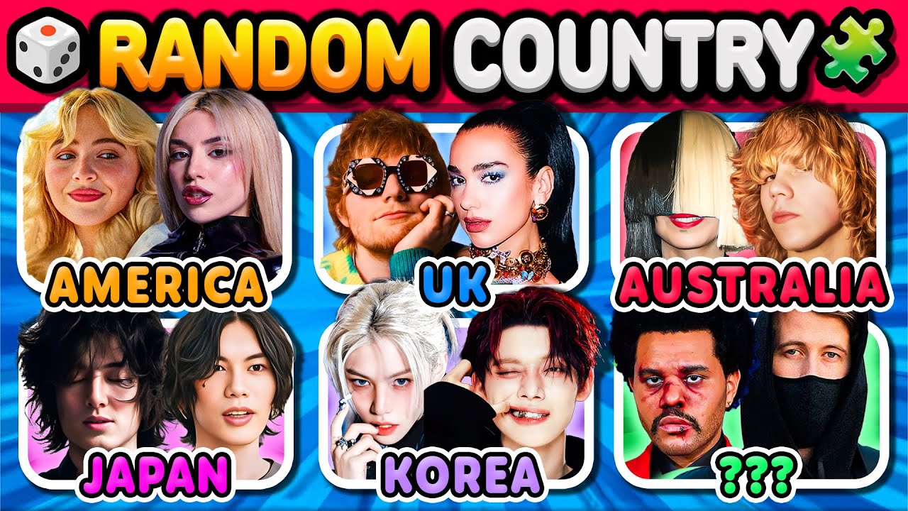SAVE ONE SONG RANDOM COUNTRY 🌎 USA, France, UK, Korea,... 🏆 Music Quiz 2025