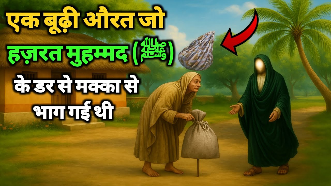 एक बूढ़ी औरत जो हज़रत मुहम्मद (ﷺ) के डर से मक्का से भाग गई थी || Hazarat Muhammad (PBUH) Ki Waqia