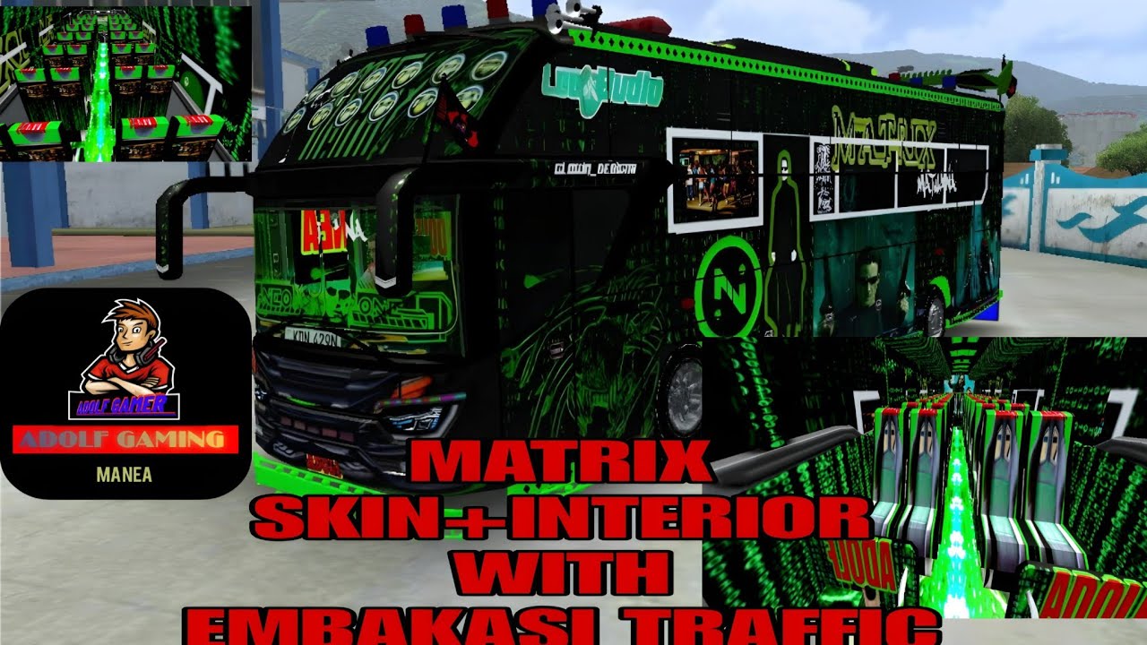 MATRIX KENYAN LIVERY BUS SIMULATOR INDONESIA GAMEPLAY EMBAKASI EDITION 