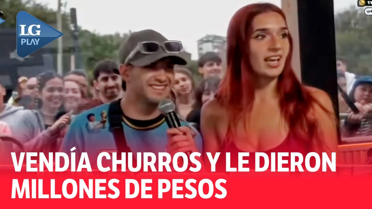 Churrero tucumano emocionó en Luzu y recibió millones