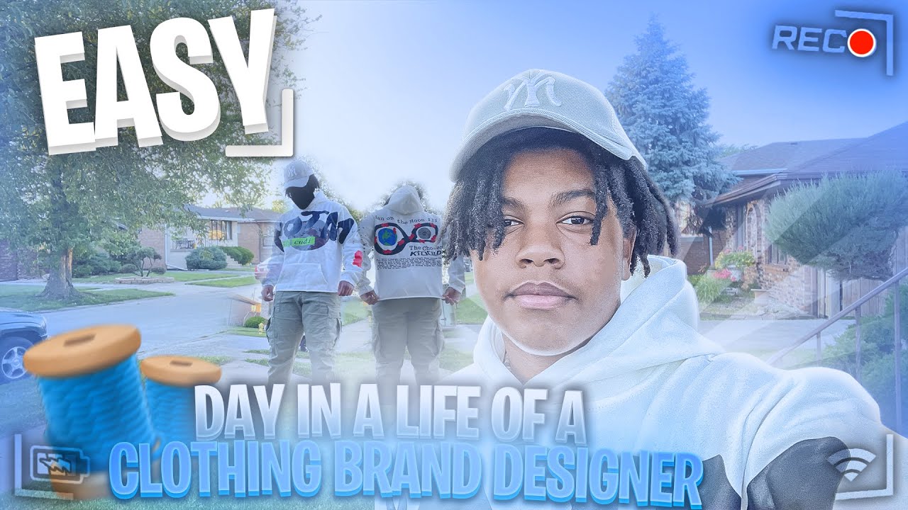 Day in the life of a SMALL streetwear clothing brand designer