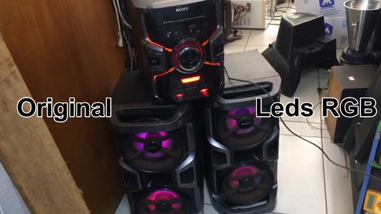 Troca dos leds Caixa de Som Sony
