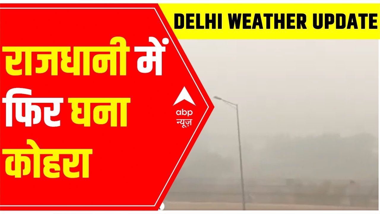 Delhi Weather Update: Dense fog covers the capital again, severe cold to persists