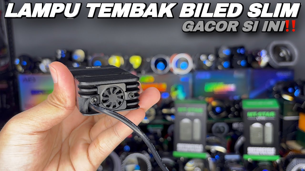 Lampu tembak biled gepeng plus kipas pendingin😍‼️