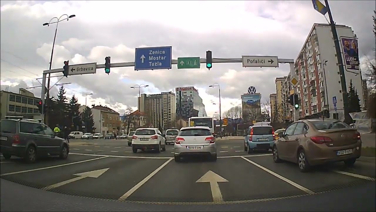 Sarajevo Driving Tour 2023 Dashcam Video Tour Bosnia and Herzegovina