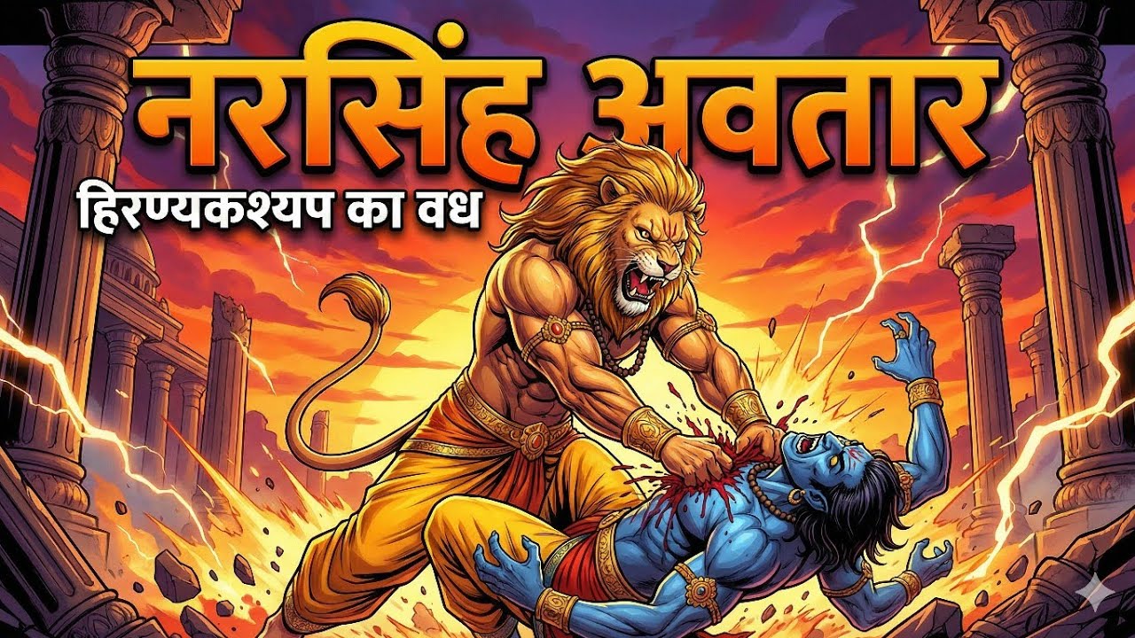 भगवान के प्रति प्रेम को बढ़ा देगी ये कथा।। नरसिंह अवतार ।। #premanandjimaharaj #katha 