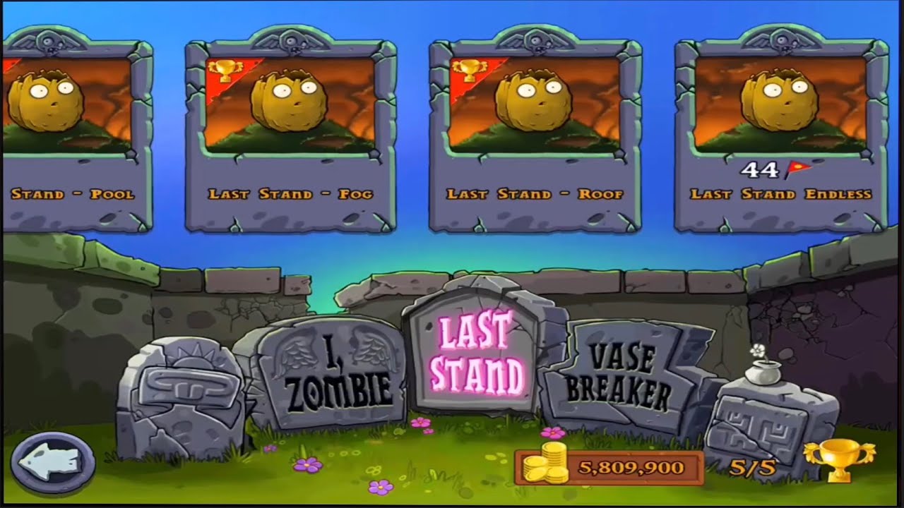 Build a base สร้างฐาน Last Stand Endless 0-40 Plants vs. Zombies HD (iPad) พืชปะทะซอมบี้ 1