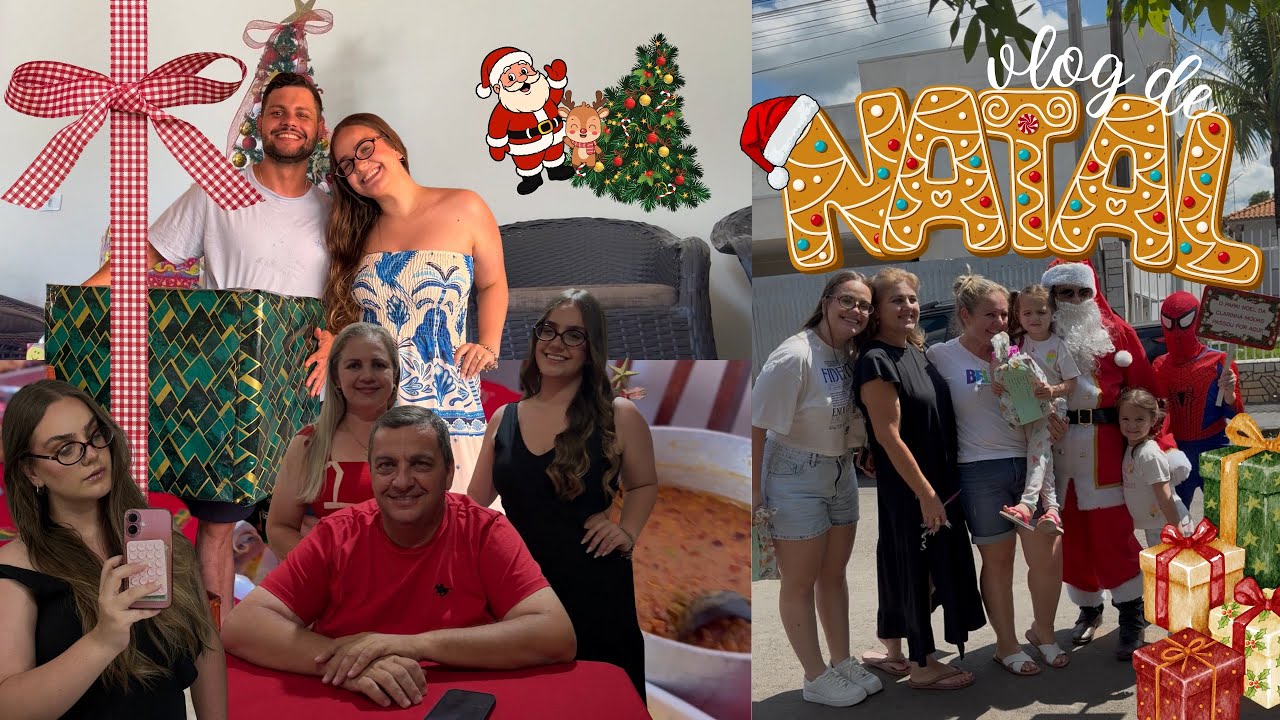 VLOG DE NATAL | presentes, véspera, ceia, família e amigo secreto 💗🎀