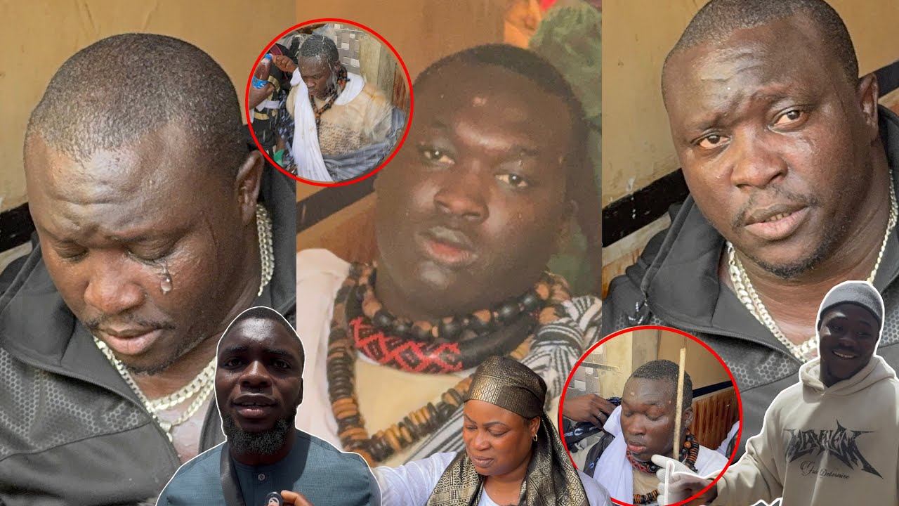 1&egrave;re combat triste d&eacute;part du fils de Saloum Saloum, son p&egrave;re en larme avec Niang Ballo petit Lo 