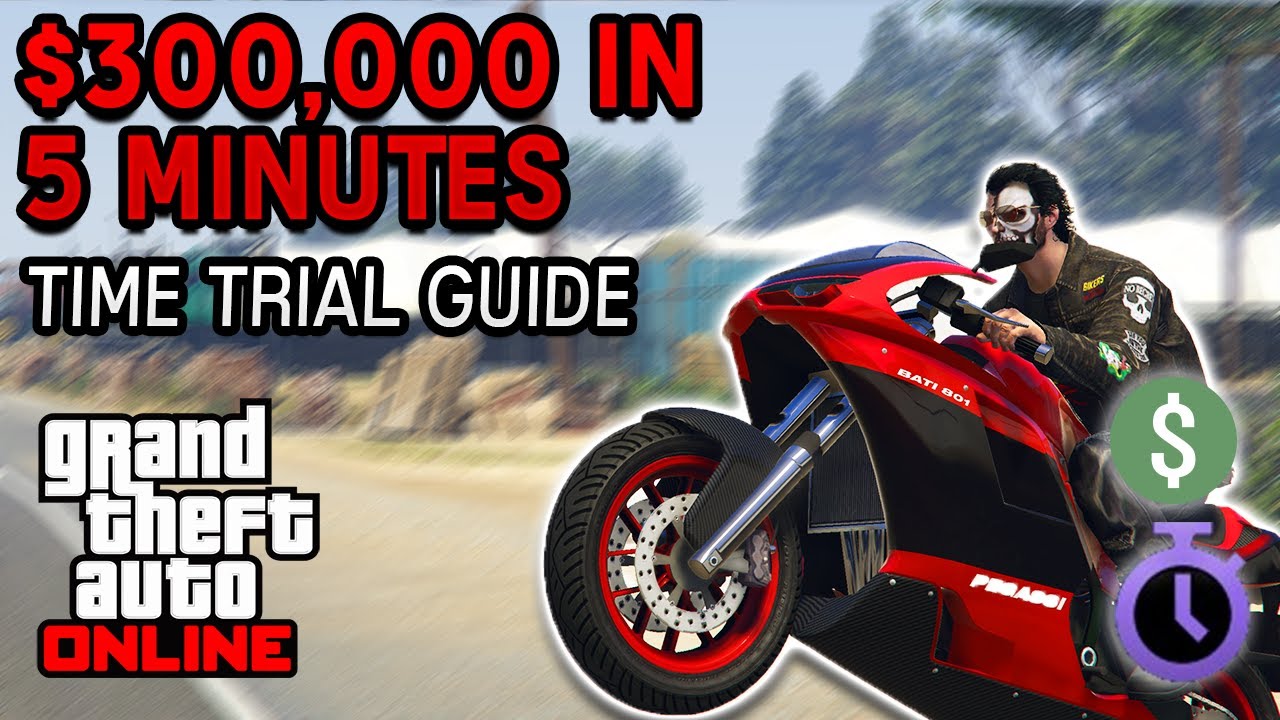 $300,000 in 5 minutes! GTA Online This Week's Time Trials Guide (End To End & Cemetery)