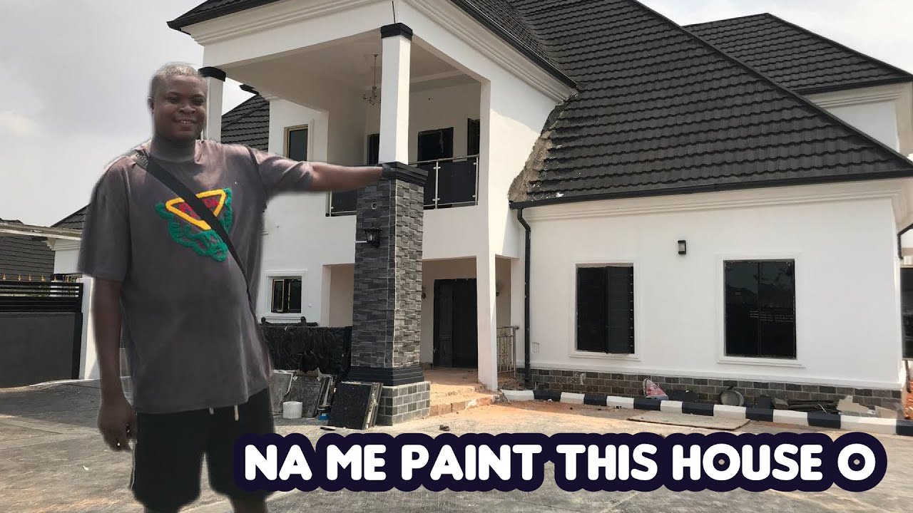 Shockingly I Only Applied This Particular Paint To Transform The Face Of This Building In Edo State.