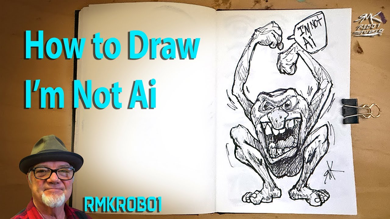 How to Draw I'm Not AI 57