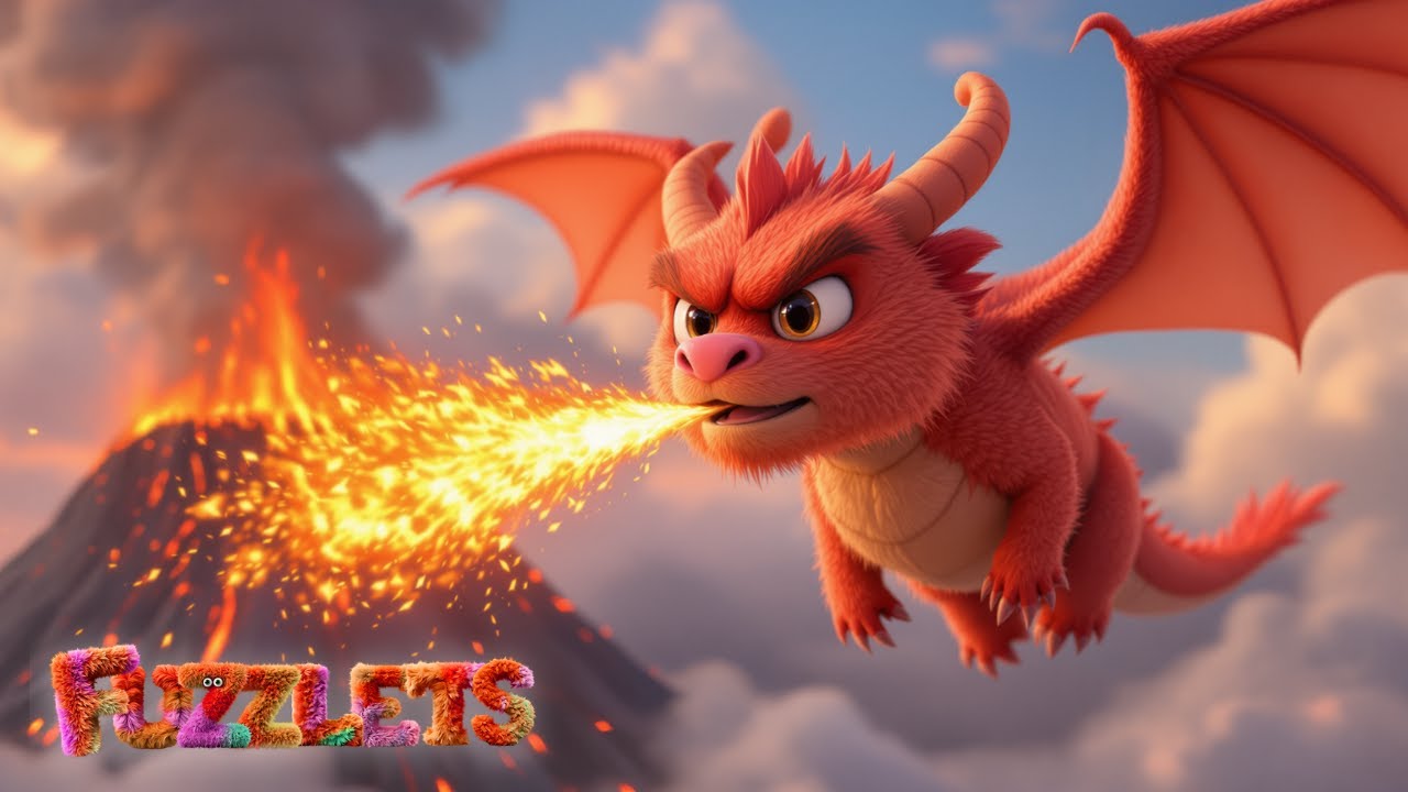 MY ANGRY DRAGON (It's okay to be upset) 💢 Emotional Learning for Kids 🎶 Fuzzlets Kids Songs