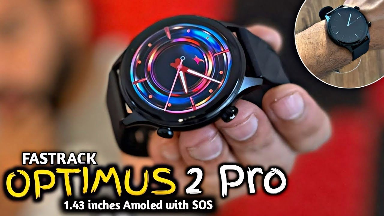 Best Round Dail smartwatch 2024-/ Fastrack OPTIMUS 2 pro Detail Review⚡️1.43 inch’s Amoled Display
