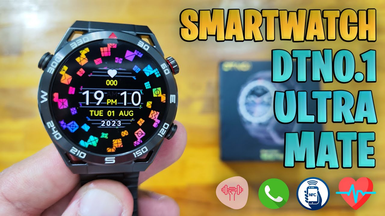 SMARTWATCH DTN0.1 ULTRA MATE | O MAIS COMPLETO POR MENOS DE R$ 150,00 - REVIEW