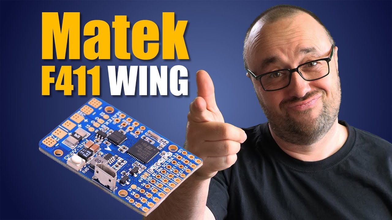 Matek F411 Wing flight controller for airplanes
