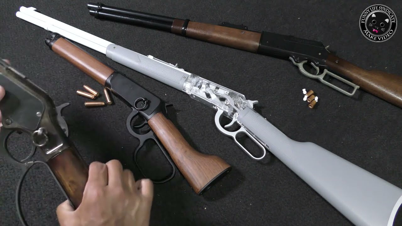 【排莢式】ウィンチェスターライフル色々！やランダルカスタム（Winchester）M1894・M1873・タカトクのSS-W7000を片手にレバーアクション・ライブカート雑談です！