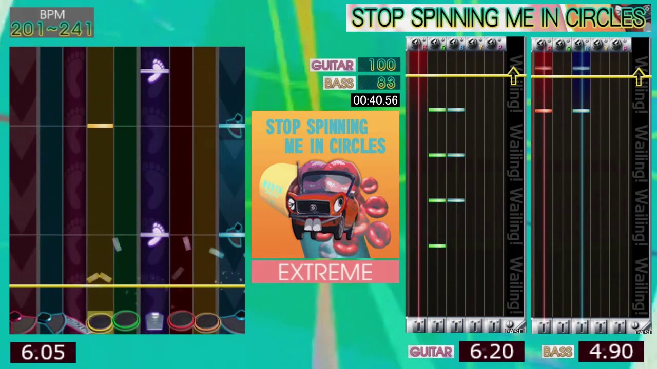 GITADORA / STOP SPINNING ME IN CIRCLES - EXTREME (GUITARFREAKS 3rdMIX & drummania 2ndMIX)