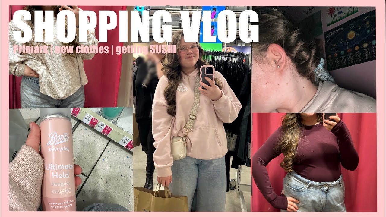 SHOPPING VLOG: Primark | new clothes | getting SUSHI