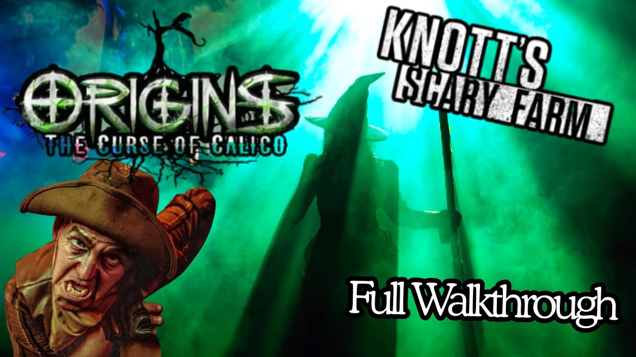Origins: The Curse of Calico 👻 Full Maze Walkthrough | Knott&rsquo;s Scary Farm 2025 4K