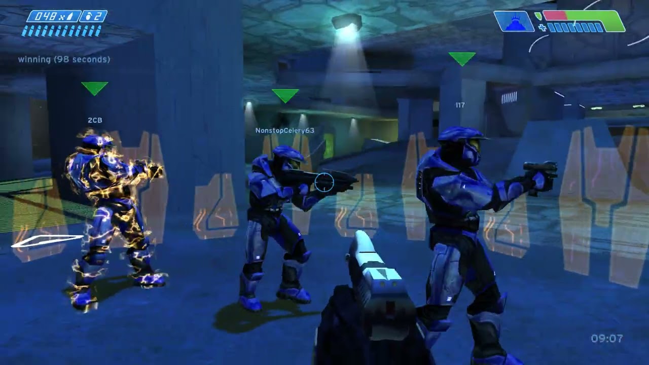 Halo Combat Evolved Multiplayer King of the Hill Derelict