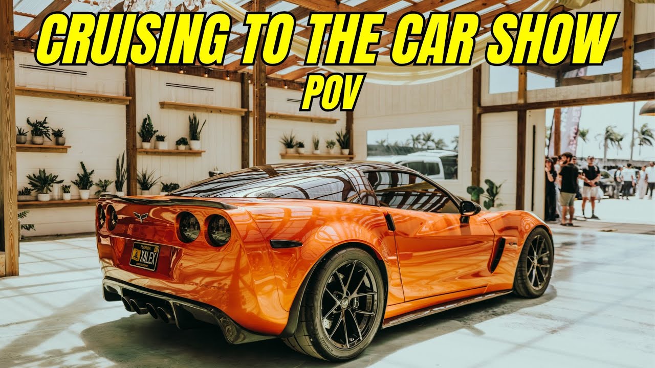 COME CRUISE WITH US—POV CORVETTE DRIVE TO Cars & Coffee !
