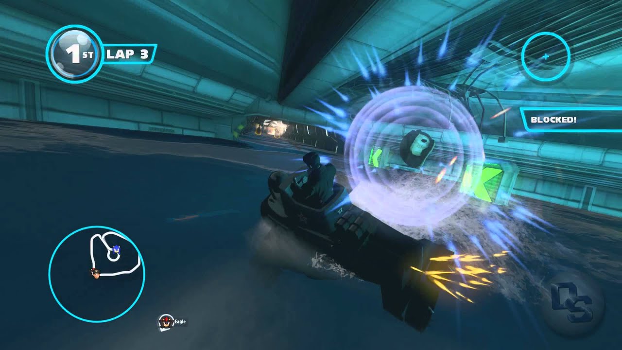 Sonic & All-Stars Racing Transformed - General Winter - Burning Depths