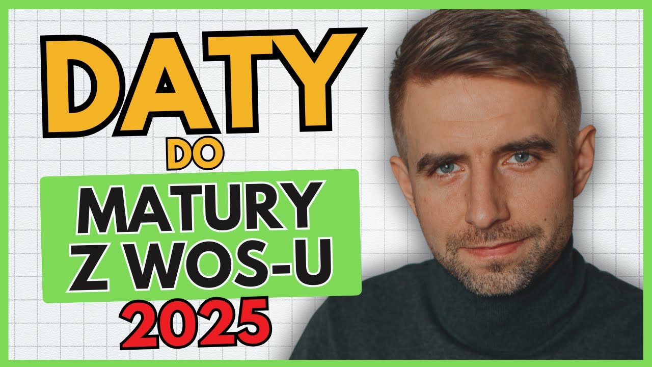 30 dat, które MUSISZ ZNAĆ do Matury z WOS-u w 2025! 👩‍🏫