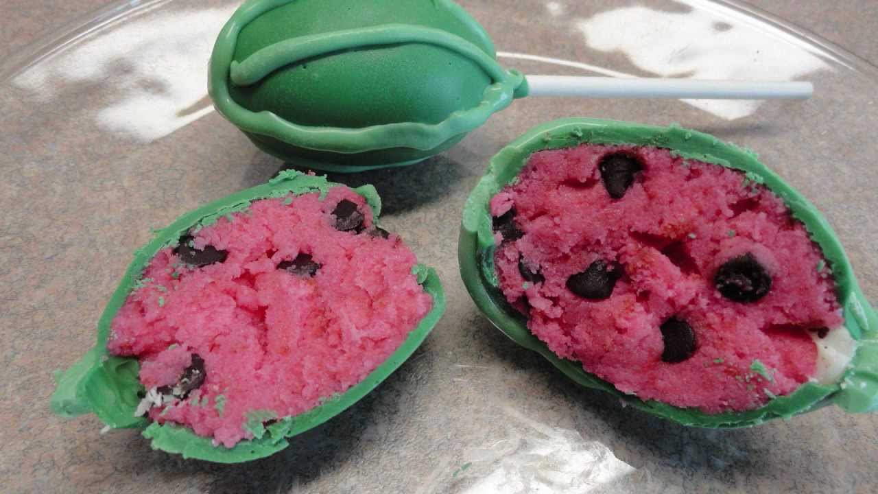 Watermelon Cake Pops