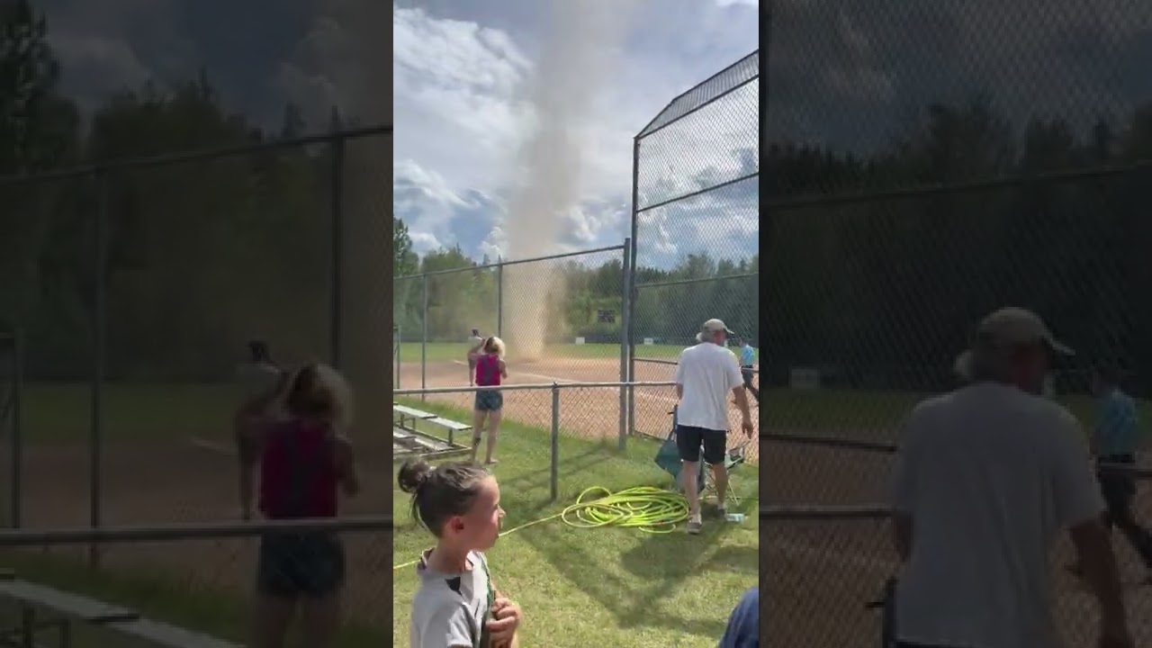Dust Devil In Eveleth, MN || ViralHog