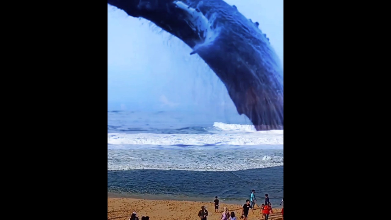 Hari ini gelombang air laut pantai selatan @topclip77 #ai #country #world