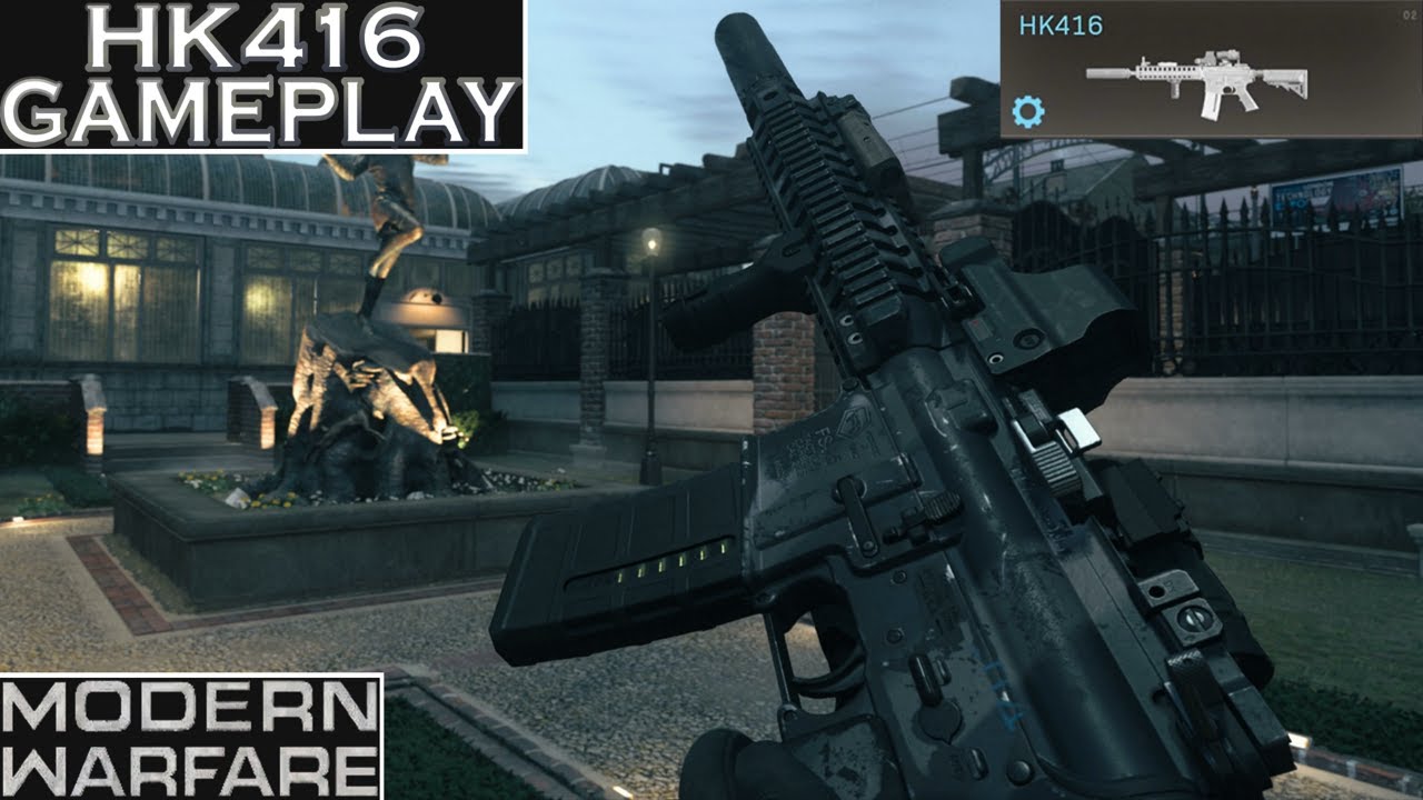 Modern Warfare HK416 (M4A1) Gameplay