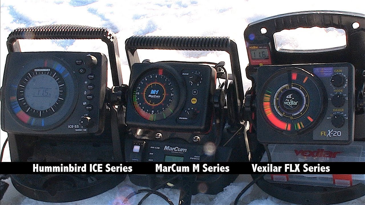 Humminbird vs. MarCum vs. Vexilar - Flasher Screen Brightness