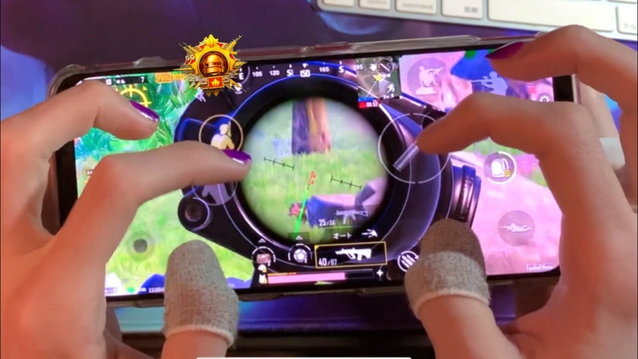 【Phone 6finger Code Setting 】 My Traning menu 💦＆ Phone 6fingers hand cam full video !!【PUBG MOBILE】