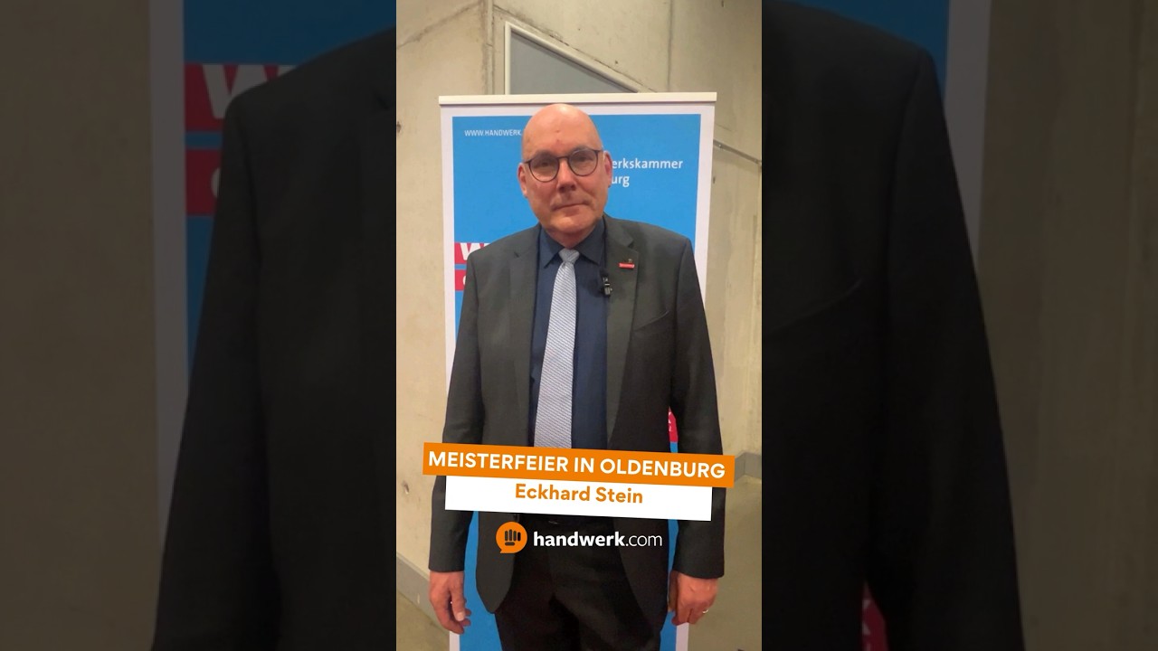 🎉 Meisterfeier in Oldenburg - Eckhard Stein #handwerk #meisterbrief #meisterbetrieb